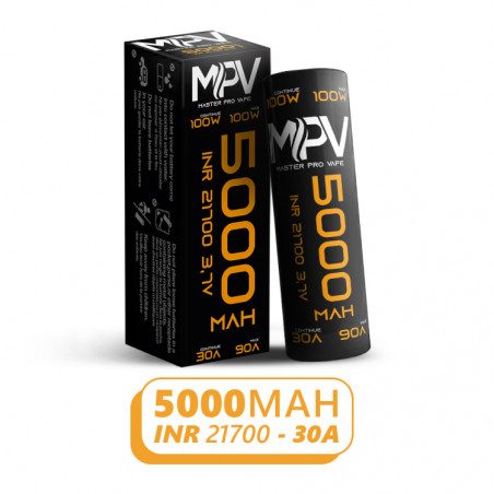Accus MPV - 5000 mAh - INR 21700 - 30a - MG Vape