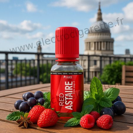 Red Astaire - Concentré DiY - Astaire Family - T Juice - 30ml - Fruits Rouges, Menthol azerty Anis