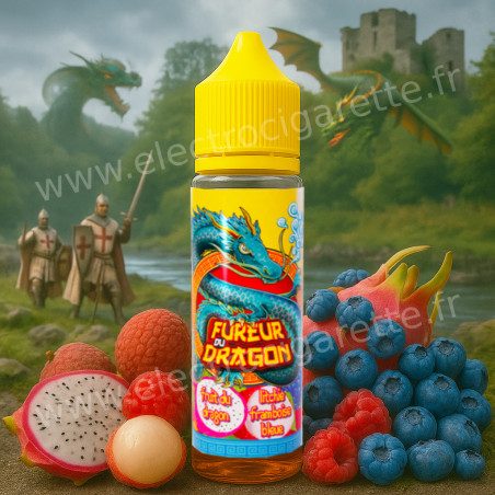 Fruit Du Dragon Litchi Framboise Bleue - Fureur Du Dragon - Le Vapoteur Breton - 50ml