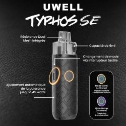 Kit Pod Typhos SE 6ml 2000mAh - Uwell - Poster