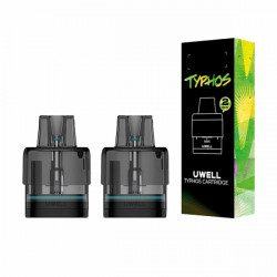 Pack 2 x Cartouches Typhos 0.3/0.6/0.8? 6ml - Uwell - 0.8 Ohm