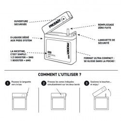 Cassis Ice - 0mg - 25ml - Prodigy Pocket by Vape Maker - Mode d'emploie
