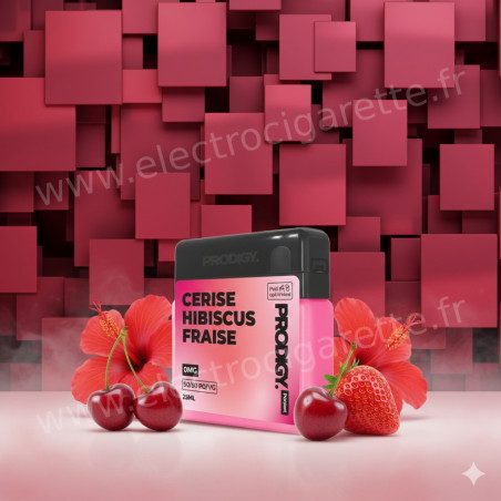 Cerise Hibiscus Fraise - 0mg - 25ml - Prodigy Pocket by Vape Maker