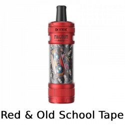 E-Chicha Magnum Nano - Aspire - Red azerty Old School Tape