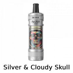 E-Chicha Magnum Nano - Aspire - Silver azerty Cloudy Skull