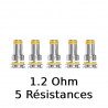 Pack de 5 x Résistances B MTL Series 1.2? - Geekvape
