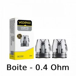 Boite de  2 x Cartouches Vmate V3 - 0.4? - 3ml - Voopoo