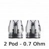 Pack 2 x Cartouches Vmate V3 - 0.7? - 3ml - Voopoo