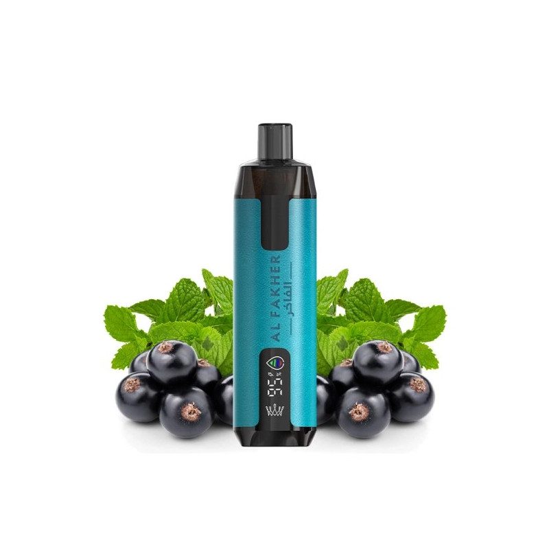 Blackcurrant Mint - Supermax 6k 20mg - Crown Bar by Al Fakher