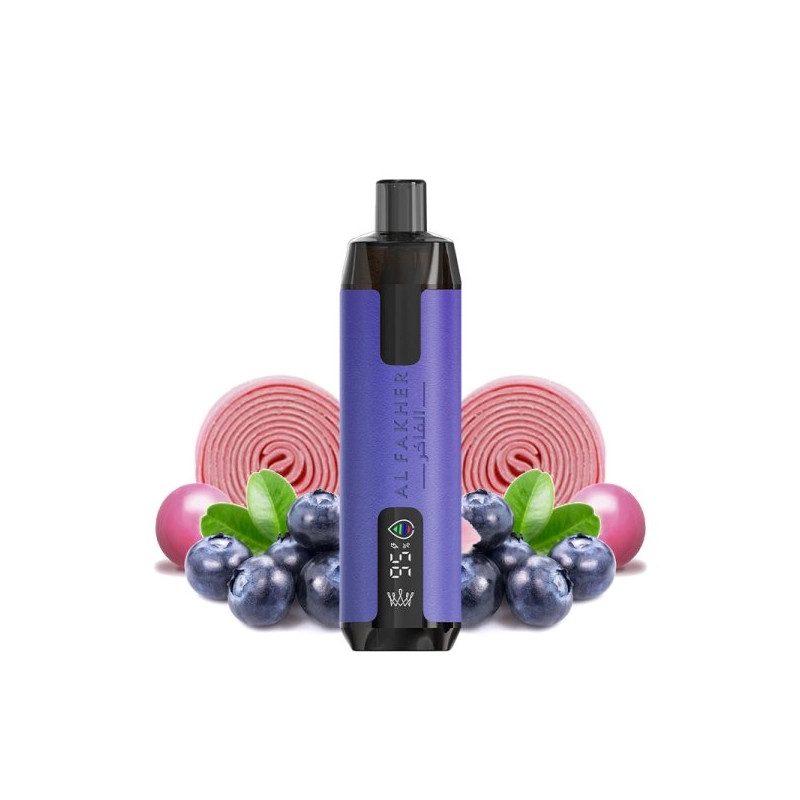 Blueberry Gum - Supermax 6k 20mg - Crown Bar by Al Fakher