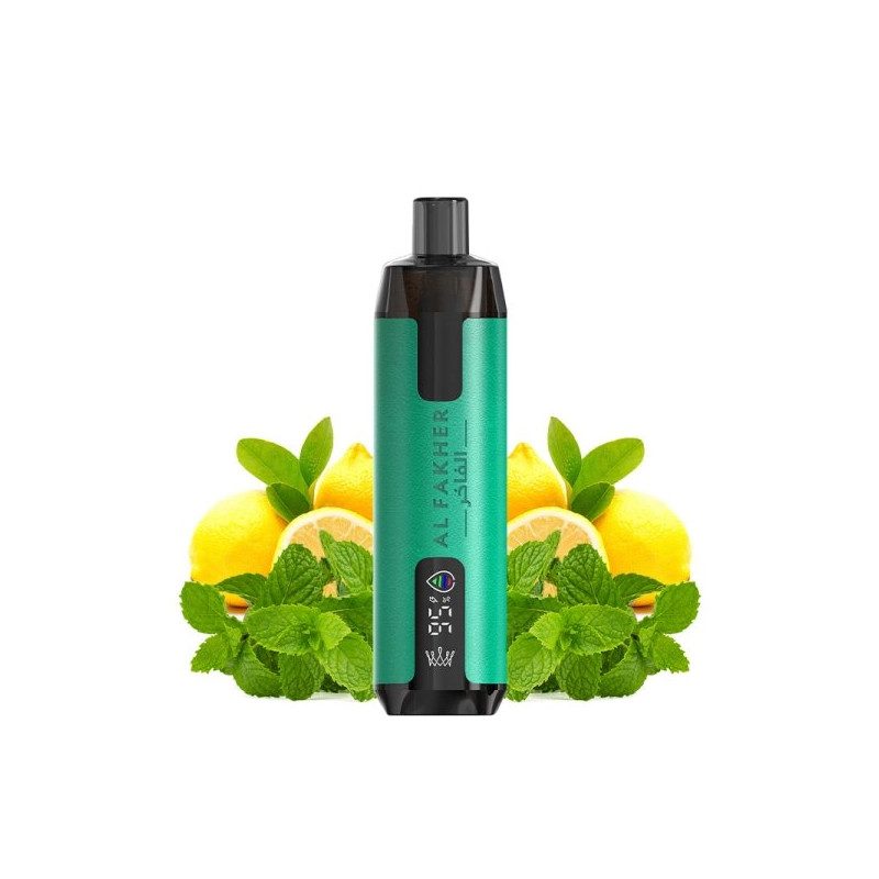 Lemon Mint - Supermax 6k 20mg - Crown Bar by Al Fakher