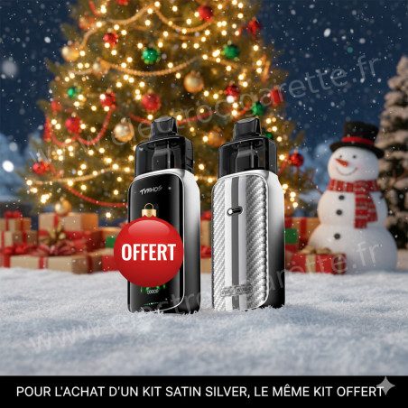 Noël - Pod Typhos Pro - Satin Silver - 6ml 3000mAh - Uwell - 1 acheté, 1 Offert