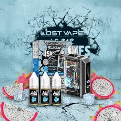Dragon Noir Glacé - Kit Le Bar 45k avec 3x10mle en 20mg - Lost Vape