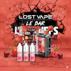 Fraise Cerise Framboise - Kit Le Bar 45k avec 3x10ml en 20mg - Lost Vape