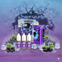 Raisin Cassis Glacé - Kit Le Bar 45k avec 3x10ml en 20mg - Lost Vape
