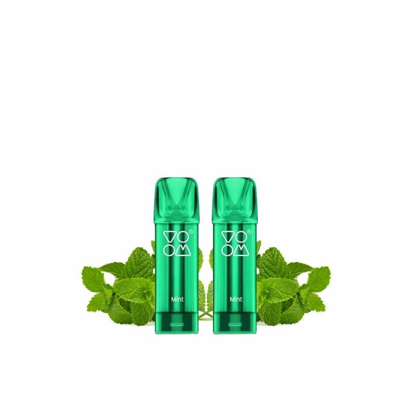 Mint - 2 x Cartouches Pré-remplies Vapilo 800Puffs 20mg 2ml - Voom