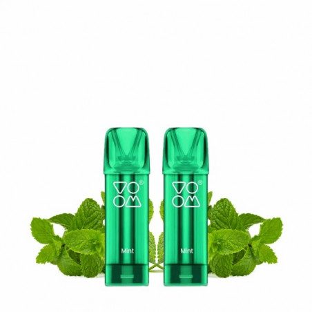 Mint - 2 x Cartouches Pré-remplies Vapilo 800Puffs 20mg 2ml - Voom