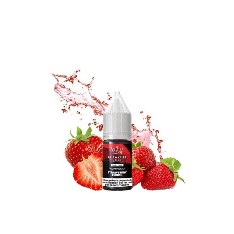Strawberry Punch - Nic Salt 20mg 10ml - Al Fakher - Crown Bar