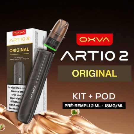 Original Desert Brown - Kit Artio 2 avec Pod 2ml 18mg - Oxva