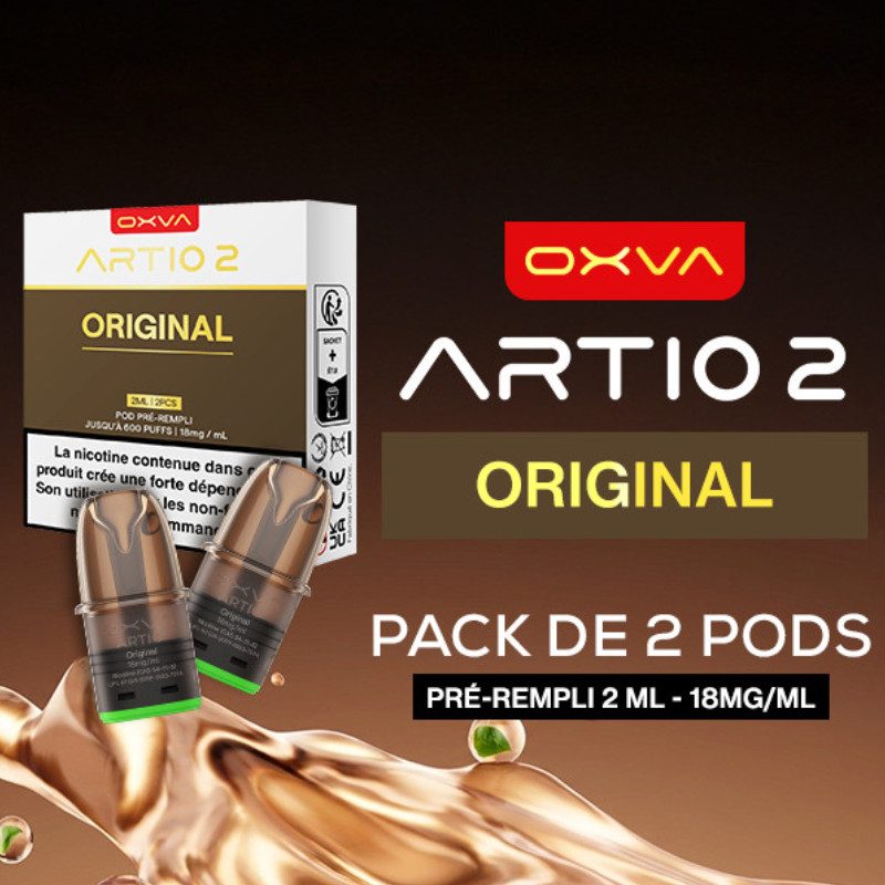 Original - Pack de 2 Cartouches Artio 2 - 2ml 18mg - OXVA