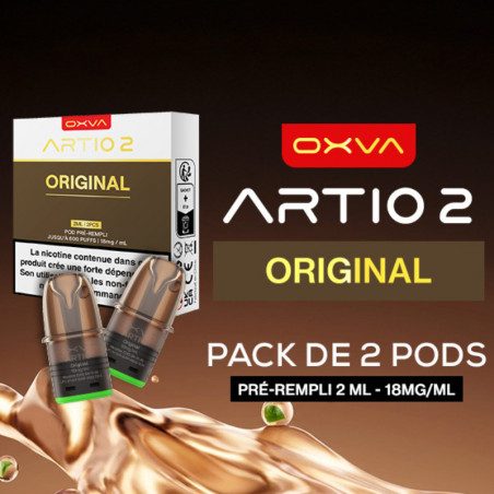 Original - Pack de 2 Cartouches Artio 2 - 2ml 18mg - OXVA