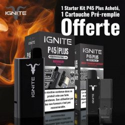 1 x Starter Kit P45 Plus Watermelon avec 1 x Cartouche Cherry Strawberry Raspberry - Ignite