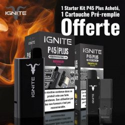 1 x Starter Kit P45 Plus Watermelon avec 1 x Cartouche Pineapple Ice - Ignite