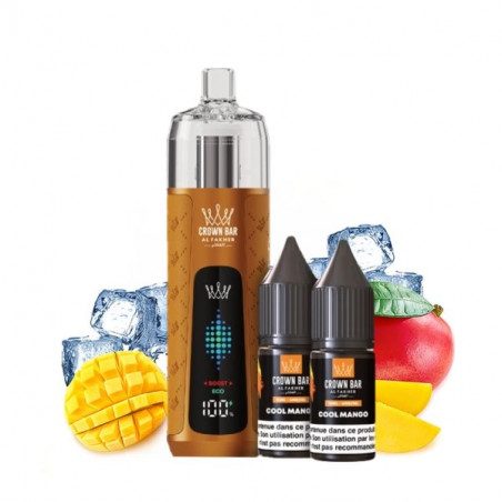 Cool Mango - Kit Refill Pro 1000mAh 2x10ml 6mg - Crown Bar Al Fakher