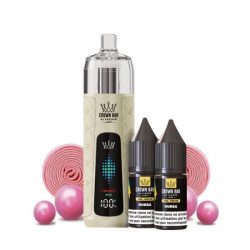 Hubba - Kit Refill Pro 1000mAh 2x10ml 6mg - Crown Bar Al Fakher