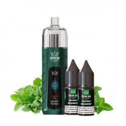 Spearmint - Kit Refill Pro 1000mAh 2x10ml 6mg - Crown Bar Al Fakher