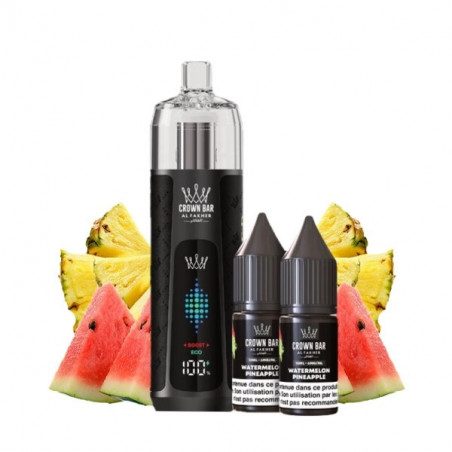 Watermelon Pineapple - Kit Refill Pro 1000mAh 2x10ml 6mg - Crown Bar Al Fakher