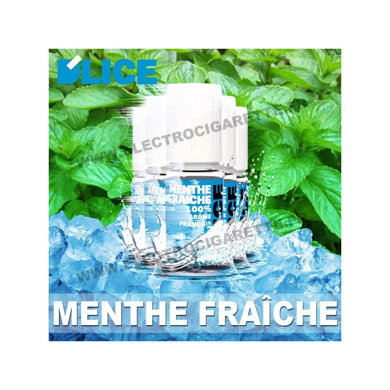 Pack 5 flacons 10 ml Menthe Fraîche - D'Lice Pack 5 flacons 10 ml Menthe Fraîche - D'Lice
