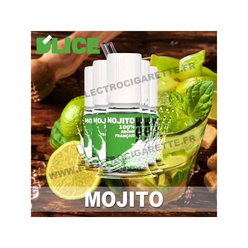 Pack 5 flacons 10 ml Mojito - D'Lice