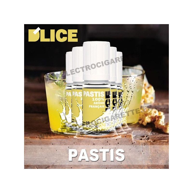 Pack 5 flacons 10 ml Pastis - D'Lice