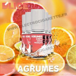 Pack 5 flacons 10 ml Agrume - D'Lice