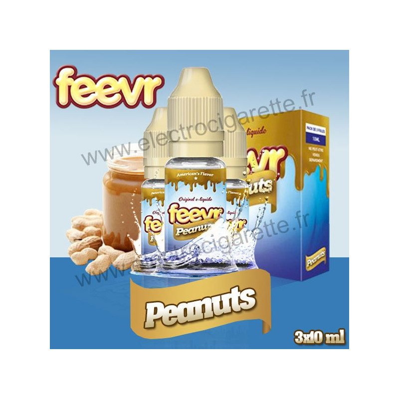 Peanuts - Feevr - 3 x 10 ml