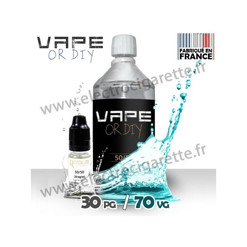 Base 30%PG / 70%VG - Vape Or DiY - 1 Litre