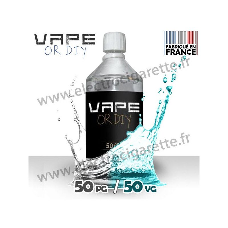 Base 50%PG / 50%VG - Vape Or DiY - 1 Litre - Destock