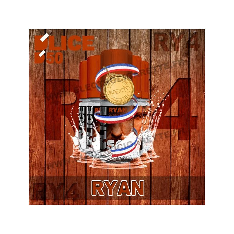 Pack 5 flacons 10 ml Ryan - D'50 - D'Lice - Medaille d'or Pack 5 flacons 10 ml Ryan - D'50 - D'Lice - Medaille d'or