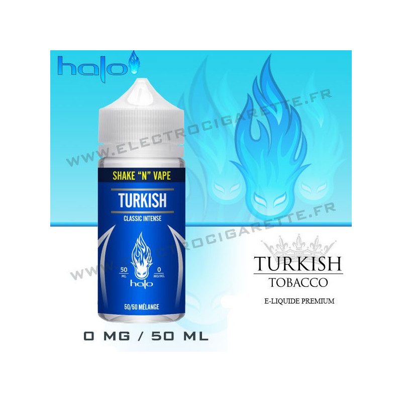 Turkish Tobacco - Halo - Shake n Vape - ZHC 50ml