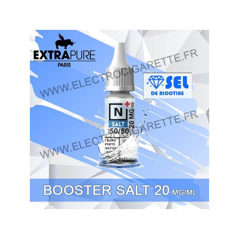 Sel de Nicotine - Booster de Nicotine - 50% PG - 50% VG - Extra Pure