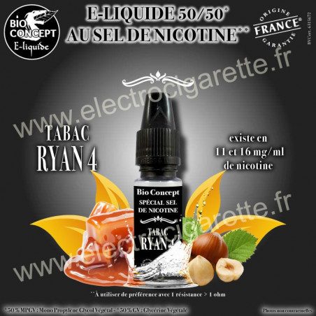 Classic Ryan 4 - Sel de Nicotine - BioConcept