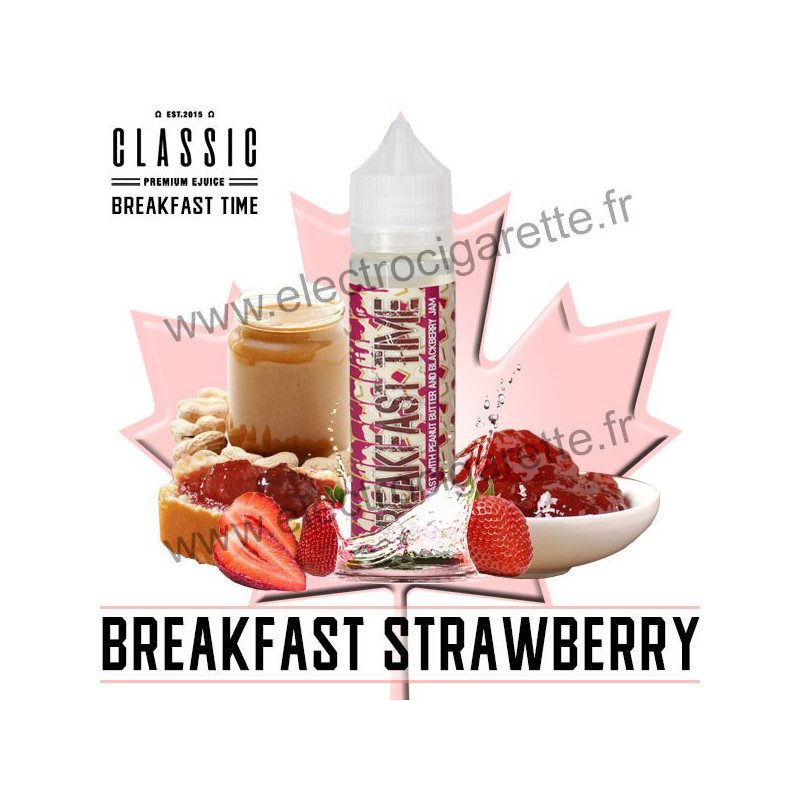 Breakfast Strawberry - Breakfast Time - Classic E-Juice - ZHC 50 ml