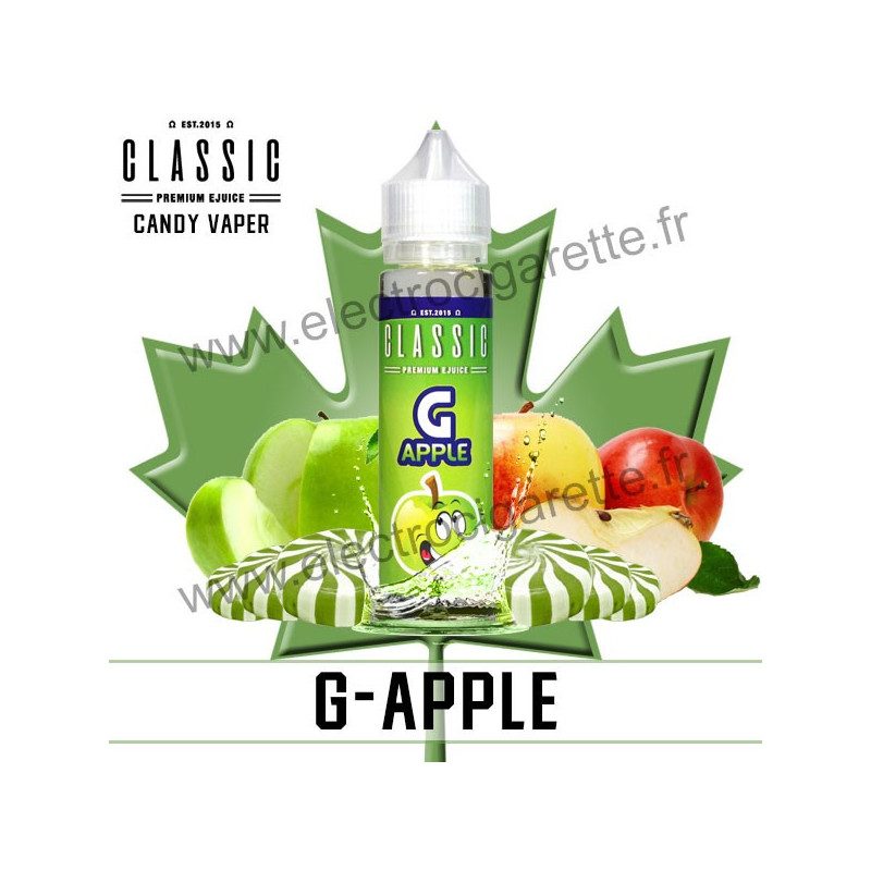 G-Apple - Candy Vaper - Classic E-Juice - ZHC 50 ml