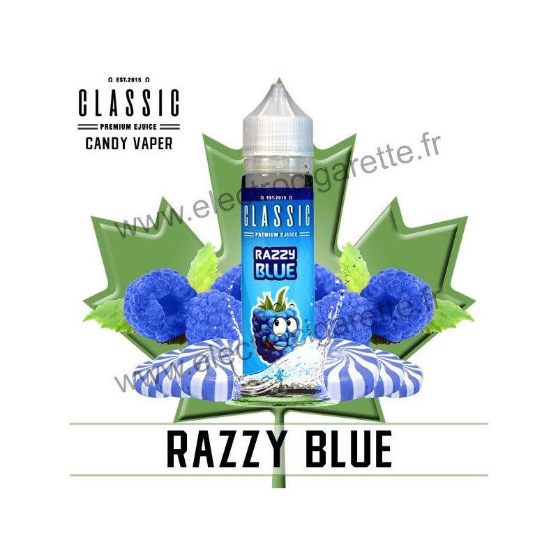 Razzy Blue - Candy Vaper - Classic E-Juice - ZHC 50 ml