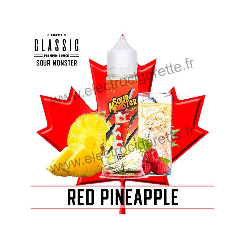 Red Pineapple - Sour Monster - Classic E-Juice - ZHC 50 ml
