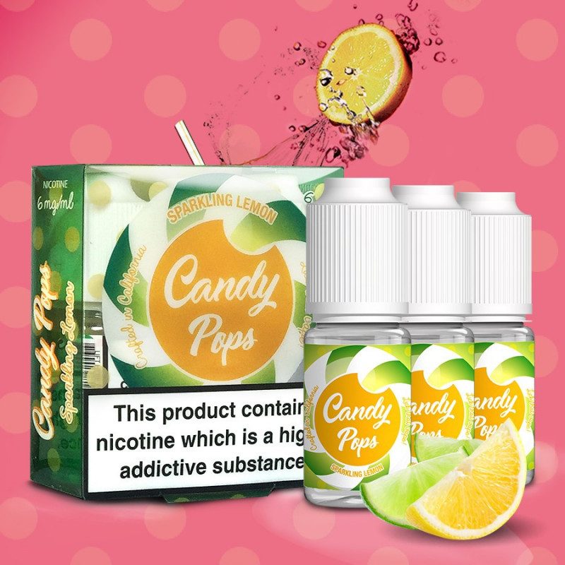 Sparklime Lemon - Candy Pops - 3x10 ml