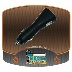 Chargeur USB voiture pour cigarette Ã©lectronique