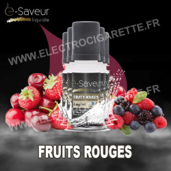 Pack 5x10 ml - Fruits Rouges - e-Saveur