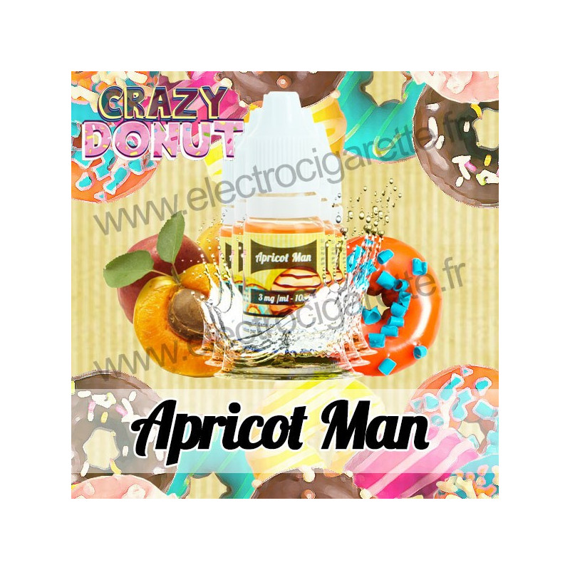 Apricot Man - Pack 4 + 1 offert - Crazy Donut